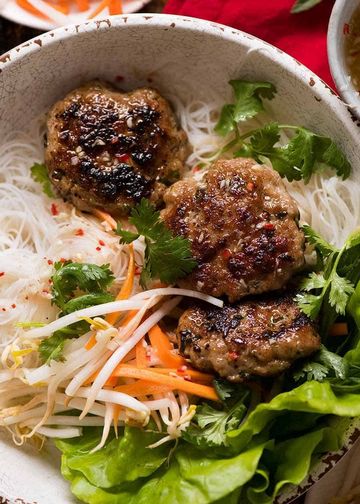 Bun Cha (Vietnamesische Fleischbällchen)